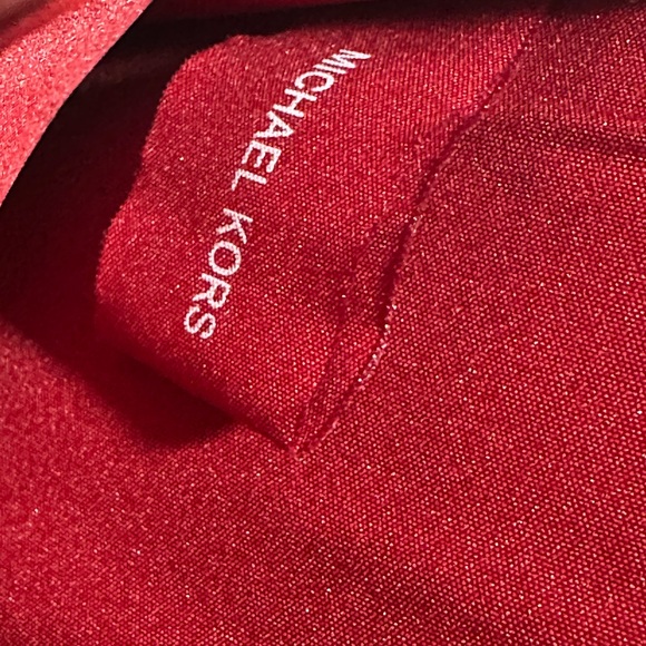 Michael Kors Red Clutch - Picture 6 of 8